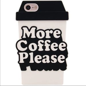 BAN.DO IPHONE 7/8 SILICONE COFFEE CUP 3D DESIGN